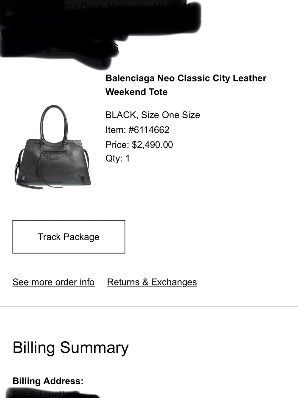 Balenciaga Neo City Leather Tote - large - Picture 3 of 5